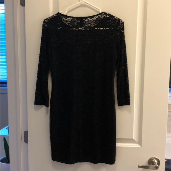 Forever21 Lace Little Black Dress - Picture 3 of 3